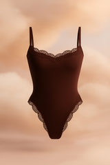 Lace Cami Bodysuit - Soft, Second Skin Fit | FlowVivi
