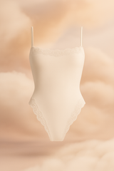 Lace Cami Bodysuit - Soft, Second Skin Fit | FlowVivi