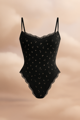 Lace Cami Bodysuit - Soft, Second Skin Fit | FlowVivi
