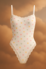 Lace Cami Bodysuit - Soft, Second Skin Fit | FlowVivi