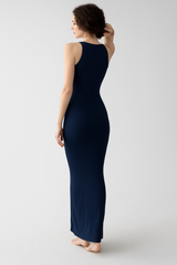 High Neck Sleeveless Maxi Dress | FlowVivi