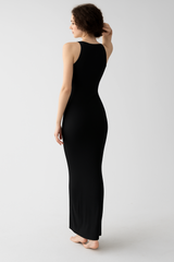 High Neck Sleeveless Maxi Dress | FlowVivi