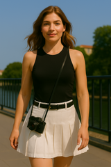High Neck Sleeveless Bodysuit - Soft, Second Skin Fit | FlowVivi