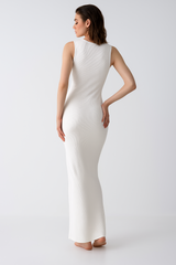 High Neck Sleeveless Maxi Dress | FlowVivi