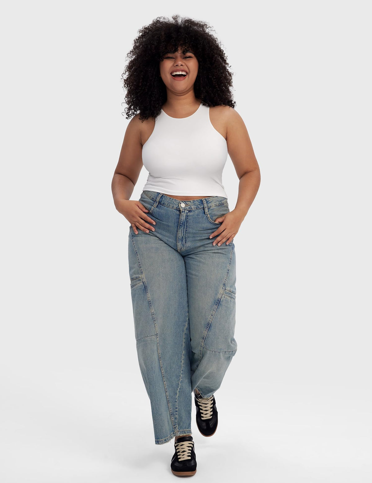 High Neck Sleeveless Top Double Lined| FlowVivi