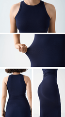 High Neck Sleeveless Maxi Dress | FlowVivi