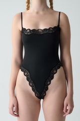 Lace Cami Bodysuit - Soft, Second Skin Fit | FlowVivi