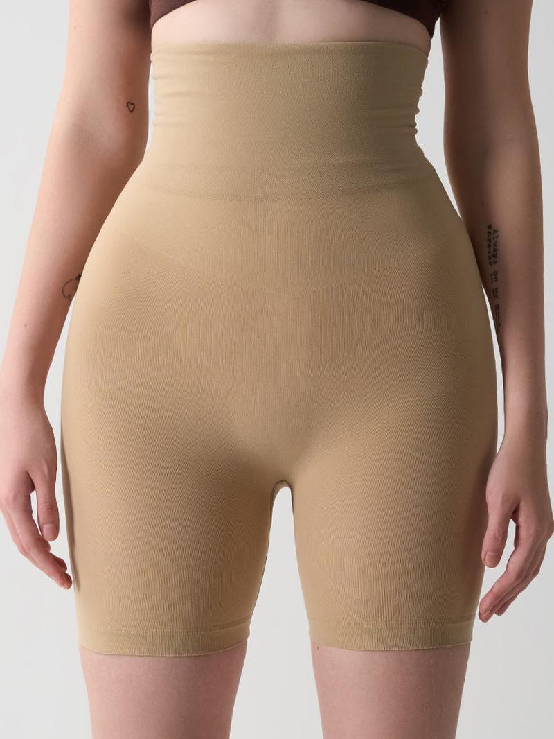 Sculpt Butt Lift Short, Shapewear,tummy control | FlowVivi-bodysuit-Oatmeal-S