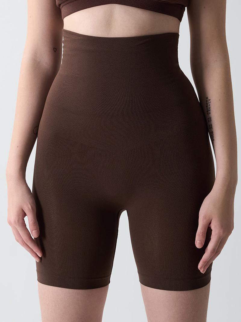 Sculpt Butt Lift Short, Shapewear,tummy control | FlowVivi-bodysuit-Walnut-S